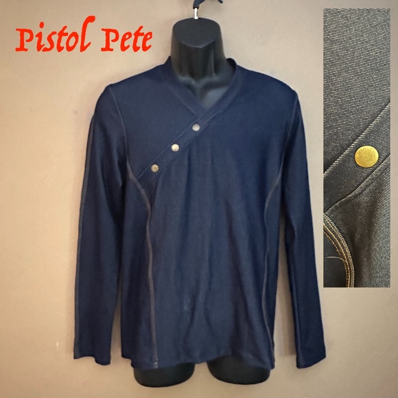 Pistol Pete Stretch Denim Shirt Small Gently worn - Picture 1 of 4